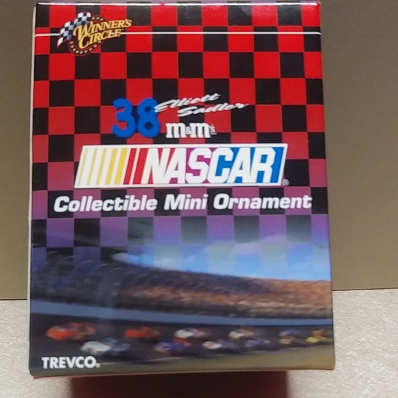 2003 Winner's Circle #38 Elliott Sadler Mini Tire Ornament NASCAR M&M's NIP - Picture 2 of 3